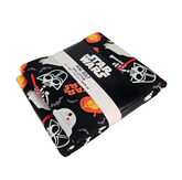 Camelot Fabrics Star Wars Schwarz Halloween Bedruckt, 100 % Baumwolle, 1,5 m, vorgeschnittene Mini-Rolle, 114 x 148 cm breit, zum Basteln, Quilten, Heimdekoration